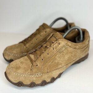 Skechers Women's Bikers Curbed 49336 Relaxed Fit Chocolate Casual Sneakers 9.5